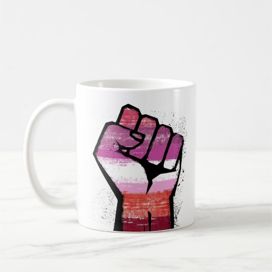 Lesbische Resistenz Kaffeetasse (Links)