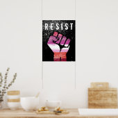 Lesbische Resistenz Poster (Küche)