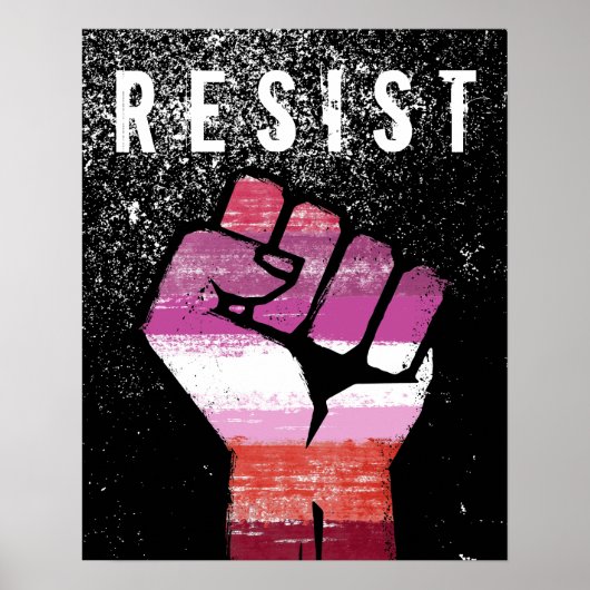Lesbische Resistenz Poster (Vorne)