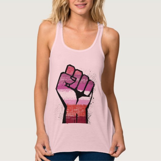 Lesbische Resistenz Tank Top (Vorderseite)