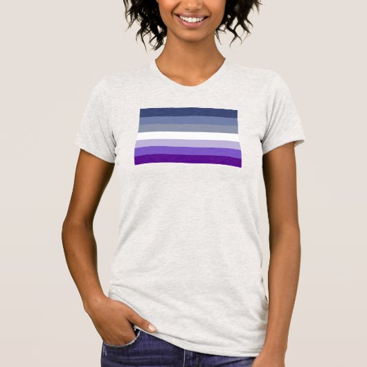 Lesbische Stolperflagge (Butch) T-Shirt (Vorderseite)