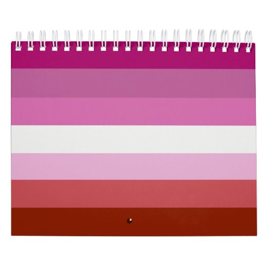 Lesbische Stolperflagge (Herkunft) Kalender (Titelbild)