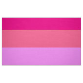 Lesbische Stolperflagge (Morgengrauen) Stoff (Fat Quarter (45,7 x 55,9 cm))
