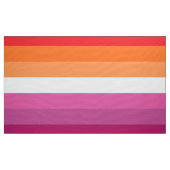 Lesbische Stolperflagge (Sunset) Stoff (Yard (91,4 cm))