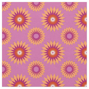 Lesbische Stolzfarben /rosa Blume Muster Stoff