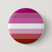 Lesbische Stolzflagge Button (Vorderseite)