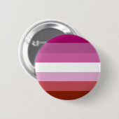 Lesbische Stolzflagge Button (Vorne & Hinten)