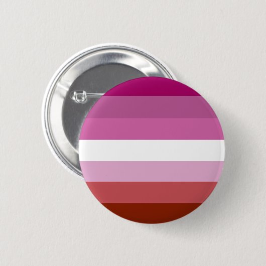 Lesbische Stolzflagge Button (Vorne & Hinten)