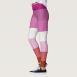 Lesbische Streifen Flag Rosa Roter Stolz Leggings<br><div class="desc">Dieses Design wurde durch digitale Kunst erstellt und kann personalisiert werden, indem Sie auf den Knopf Anpassen klicken und die Farbe ändern, einen Namen, Initialen oder Ihre Lieblingssprache hinzufügen. Kontaktieren Sie mich unter colorflowcreations@gmail.com , wenn Sie dieses Design für ein anderes Produkt haben möchten. Kaufen Sie meine originale abstrakte Acrylmalerei...</div>