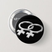 Lesbische Symbole Button (Vorne & Hinten)
