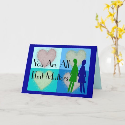 Lesbische Tageskarten und Geschenke Karte (Gelbe Blume)