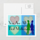 Lesbische Tageskarten und Geschenke Postkarte (Vorne/Hinten)