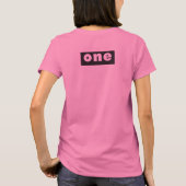 "Lesbische Unterdrückungs-" - lesbische Gezeiten, T-Shirt (Rückseite)