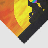 Lesbische Yoga-Liebe - 3D übertragen Seidenpapier (Ausschnitt)