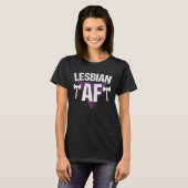 Lesbischer AF LGBT Prix T-Shirt (Vorne ganz)