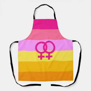Lesbischer Dawn Pride WLW Schürze