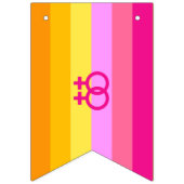 Lesbischer Dawn Pride WLW Wimpelkette (Zweite Fahne)