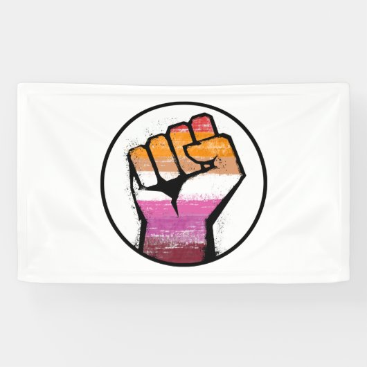 Lesbischer Fistzirkel Banner (Horizontal)