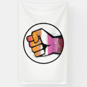 Lesbischer Fistzirkel Banner (Vertikal)