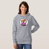 Lesbischer Fistzirkel Hoodie (Vorne ganz)