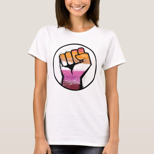 Lesbischer Fistzirkel T-Shirt (Vorderseite)