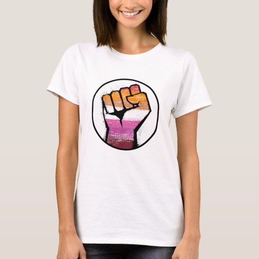 Lesbischer Fistzirkel T-Shirt (Vorderseite)