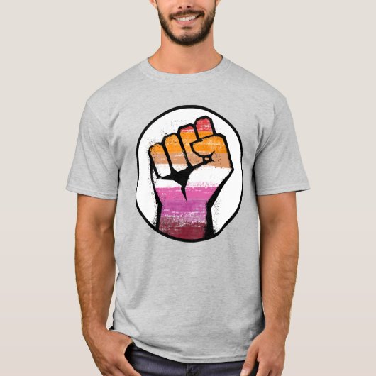 Lesbischer Fistzirkel T-Shirt (Vorderseite)