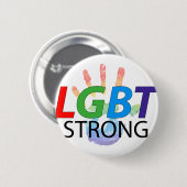 Lesbischer Gay BiSexual Transgender LGBT Pride Button (Vorne & Hinten)