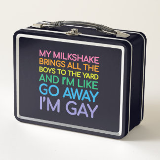 Lesbischer Gay Pride Rainbow Metall Brotdose