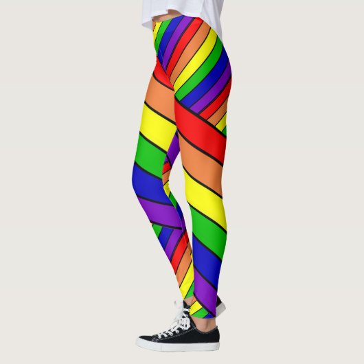 Lesbischer LGBT Pride Rainbow Leggings (Links)