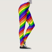 Lesbischer LGBT Pride Rainbow Leggings (Rechts)