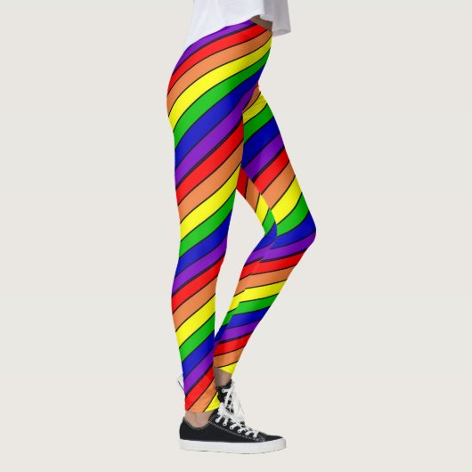 Lesbischer LGBT Pride Rainbow Leggings (Rechts)