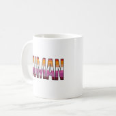 Lesbischer Mensch Kaffeetasse (Vorderseite Links)