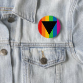 Lesbischer Pride Black Triangle Button (Beispiel)