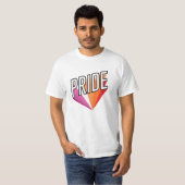 Lesbischer Pride Burst T-Shirt (Vorne ganz)