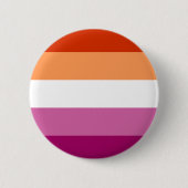 Lesbischer Pride Flag LGBT Pride Button (Vorderseite)