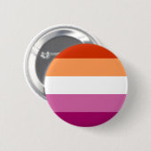 Lesbischer Pride Flag LGBT Pride Button (Vorne & Hinten)