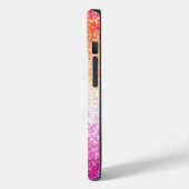 Lesbischer Pride Pink Glitzer Gradient Sparkle Case-Mate iPhone Hülle (Rückseite / Links)