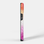 Lesbischer Pride Pink Glitzer Gradient Sparkle iPhone Hülle (Rechte Seite)