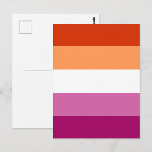 Lesbischer Pride Postcard Postkarte