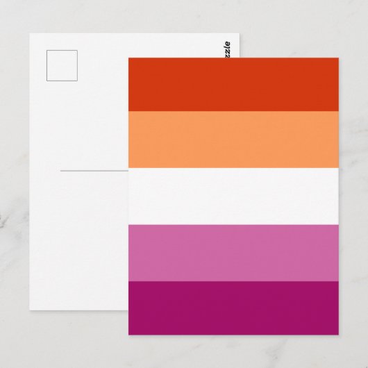 Lesbischer Pride Postcard Postkarte (Vorne/Hinten)