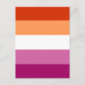 Lesbischer Pride Postcard Postkarte (Vorderseite)
