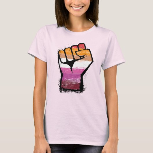 Lesbischer Prix Fist T - Shirt (Vorderseite)