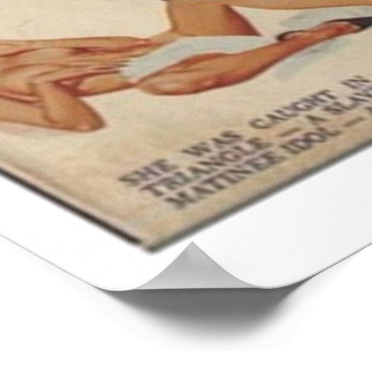 Lesbischer Pulp Poster (Ecke)