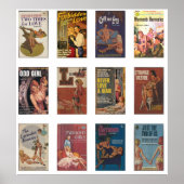 Lesbischer Pulp Poster (Vorne)