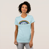 lesbischer Regenbogen T-Shirt (Vorne ganz)