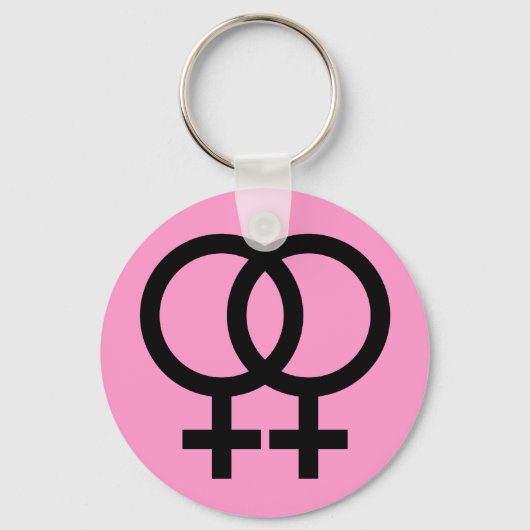 lesbischer Schlüsselanhänger (Vorderseite)