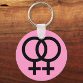 lesbischer Schlüsselanhänger (Vorderseite)