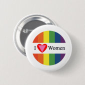 Lesbischer Stolz Button (Vorne & Hinten)