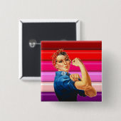 Lesbischer Stolz Button (Vorne & Hinten)